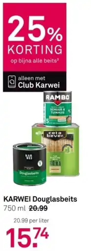 Karwei Karwei Douglasbeits aanbieding