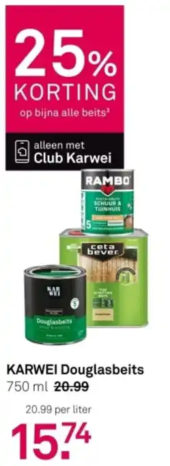 Karwei Karwei Douglasbeits aanbieding