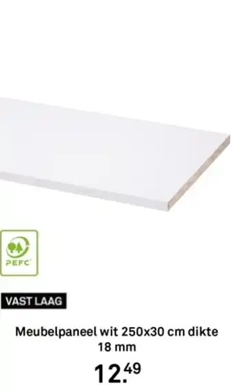 Karwei Meubelpaneel wit aanbieding
