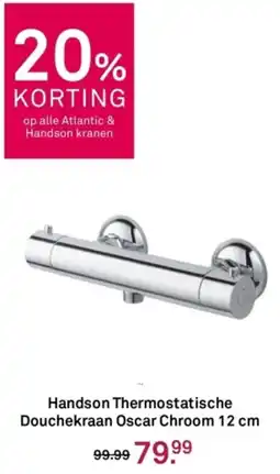 Karwei Handson Thermostatische Douchekraan Oscar Chroom aanbieding