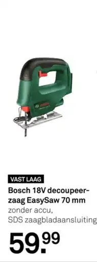 Karwei Bosch 18V decoupeerzaag EasySaw aanbieding