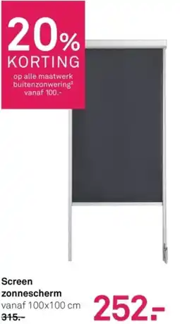 Karwei Screen zonnescherm aanbieding