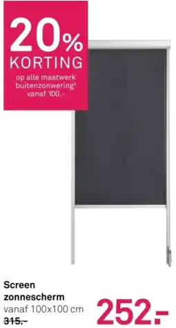 Karwei Screen zonnescherm aanbieding