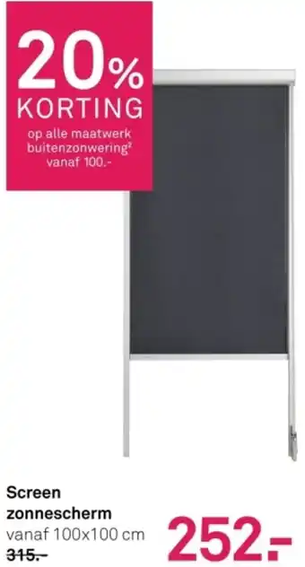 Karwei Screen zonnescherm aanbieding