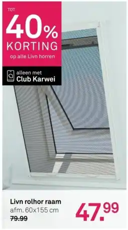 Karwei Livn Rolhor Raam aanbieding
