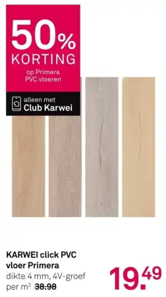 Karwei Karwei Click PVC Vloer Primera aanbieding