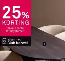 Karwei Woood tafelblad tablo aanbieding