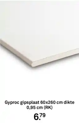 Karwei Gyproc gipsplaat aanbieding