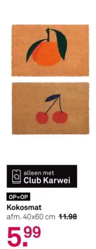 Karwei Kokosmat aanbieding