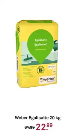 Karwei Weber Egalisatie aanbieding