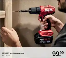 Karwei SKIL 20V accuboormachine aanbieding