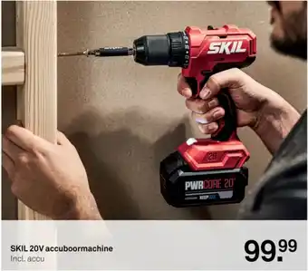 Karwei SKIL 20V accuboormachine aanbieding
