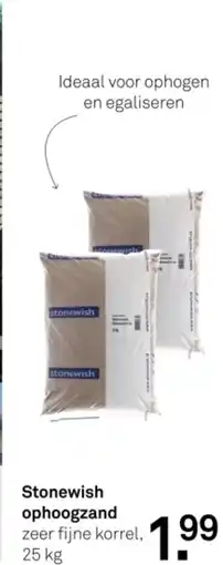 Karwei Stonewish ophoogzand aanbieding