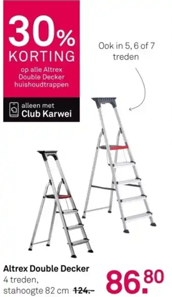 Karwei Altrex Double Decker aanbieding