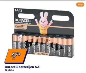 Action Duracell batterijen AA aanbieding