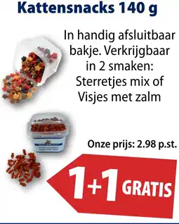 Huisdier Voordeelshop Kattensnacks 140 g aanbieding