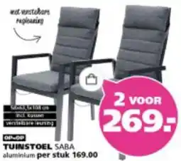 Ranzijn Tuinstoel saba aanbieding