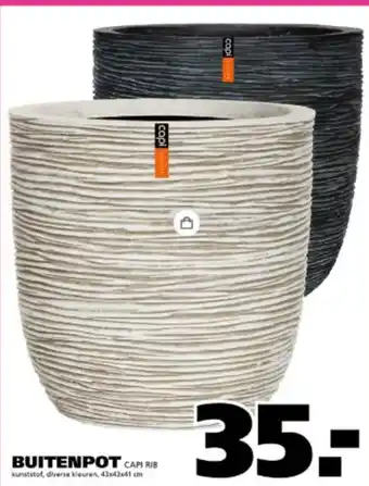 Ranzijn Buitenpot capi rib aanbieding