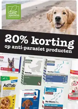Dierspecialist op anti-parasiet producten aanbieding