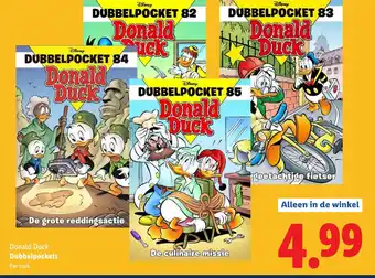 Lidl Donald Duck Dubbelpockets aanbieding