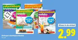 Lidl Denksport vakantiepuzzelboeken aanbieding
