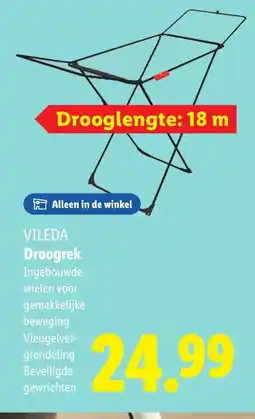 Lidl Vileda Droogrek aanbieding