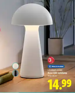 Lidl LIVARNO HOME Accu-LED-tafellamp aanbieding