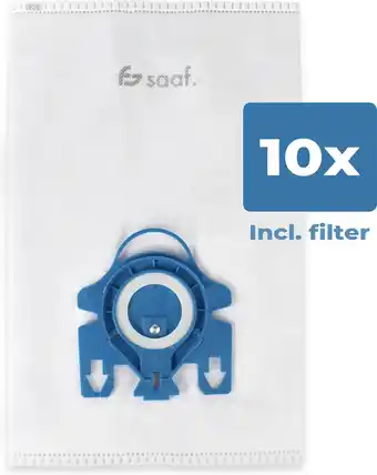 Bol.com Stofzuigerzakken - Geschikt voor Miele GN classic C1 complete C2/C3 - 10 stuks - inclusief 1 filter aanbieding
