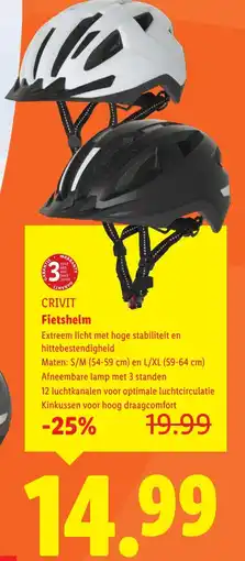 Lidl CRIVIT Fietshelm aanbieding