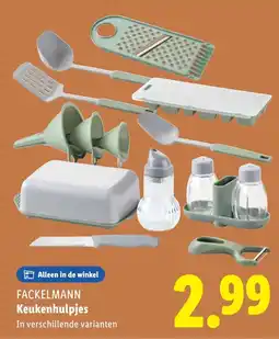 Lidl Fackelmann keukenhulpjes aanbieding