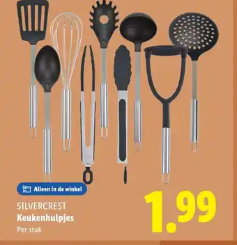 Lidl Silvercrest keukenhulpjes aanbieding