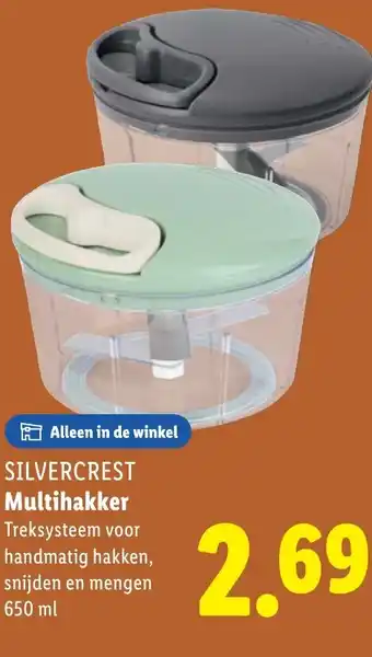 Lidl Silvercrest Multihakker aanbieding