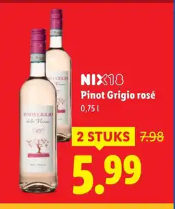 Lidl Pinot Grigio rosé aanbieding