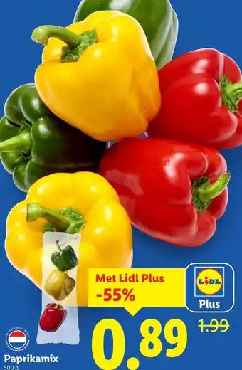 Lidl Paprikamix aanbieding