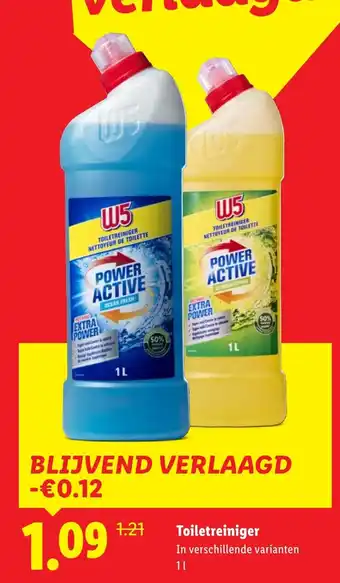Lidl Toiletreiniger aanbieding