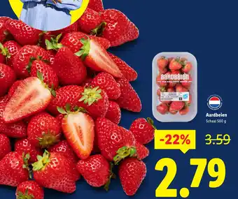 Lidl Aardbeien aanbieding