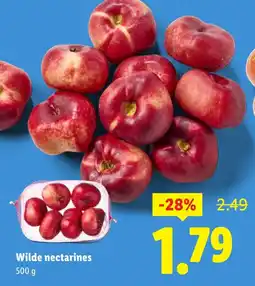 Lidl Wilde nectarines aanbieding