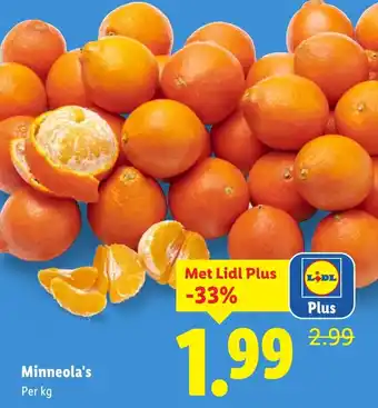Lidl Minneola's aanbieding