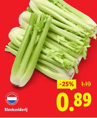 Lidl Bleekselderij aanbieding