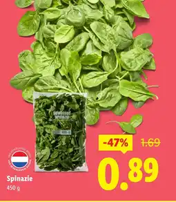 Lidl Spinazie aanbieding