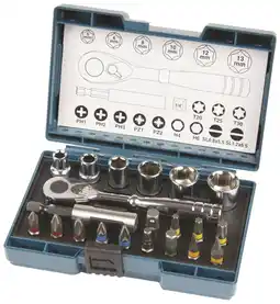 Conrad Makita B-54081 B-54081 Dopsleutelset 1/4 21-delig aanbieding