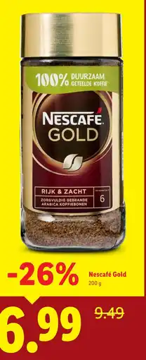 Lidl Nescafé Gold aanbieding