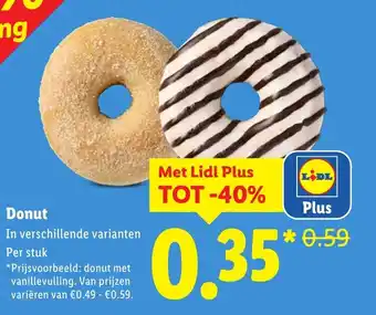 Lidl Donut aanbieding