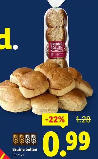 Lidl Bruine bollen aanbieding