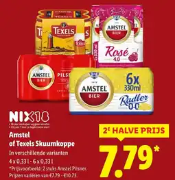 Lidl Amstel of Texels Skuumkoppe aanbieding