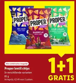 Lidl Proper lentil chips aanbieding
