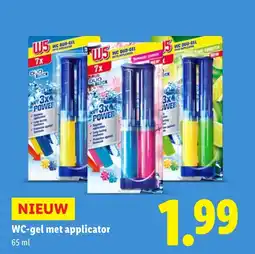 Lidl WC-gel met applicator aanbieding