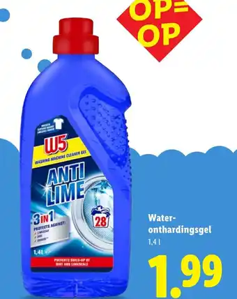 Lidl Water onthardingsgel aanbieding