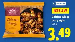 Lidl Chicken wings curry style aanbieding