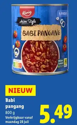 Lidl Babi pangang aanbieding